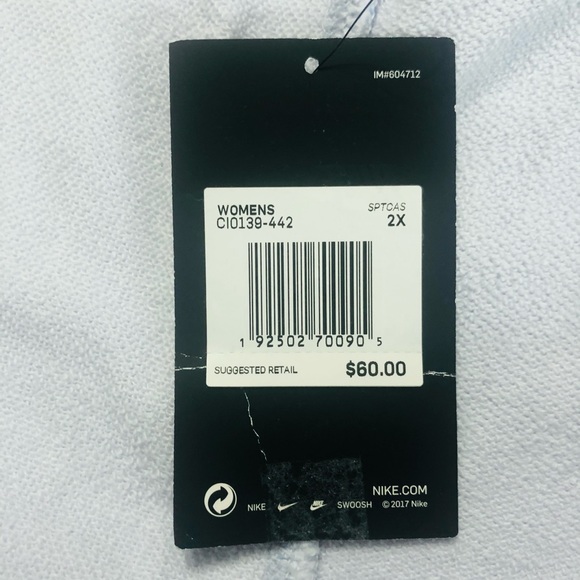 NWT Nike Sweatpants Half Blue Bleached Plus Sz 2X - Picture 12 of 13